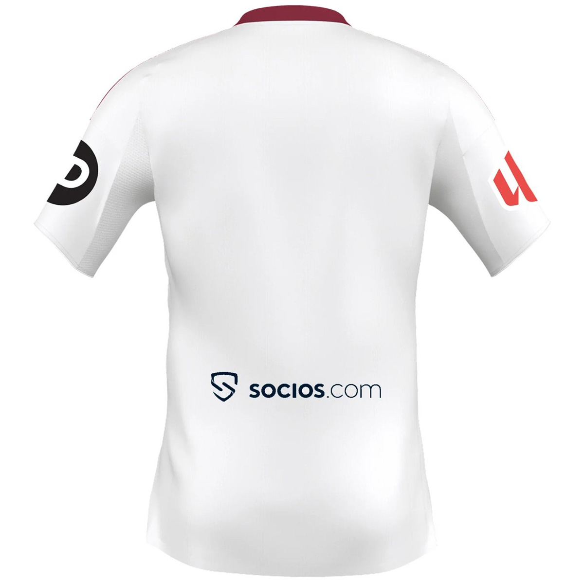 Sevilla Home Jersey 2025/26 (back view)