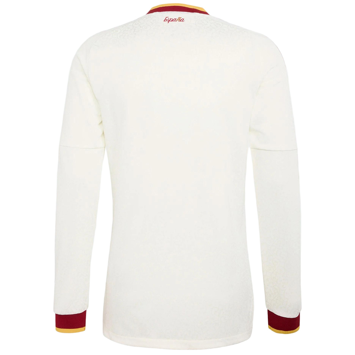 Spain Away Long Sleeve Jersey World Cup 2026 (back view)