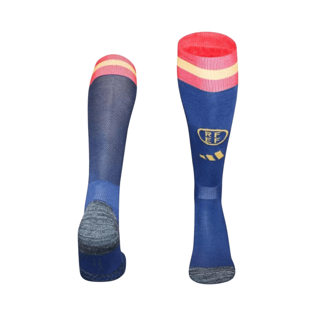 Spain Home Soccer Socks - Blue 2026