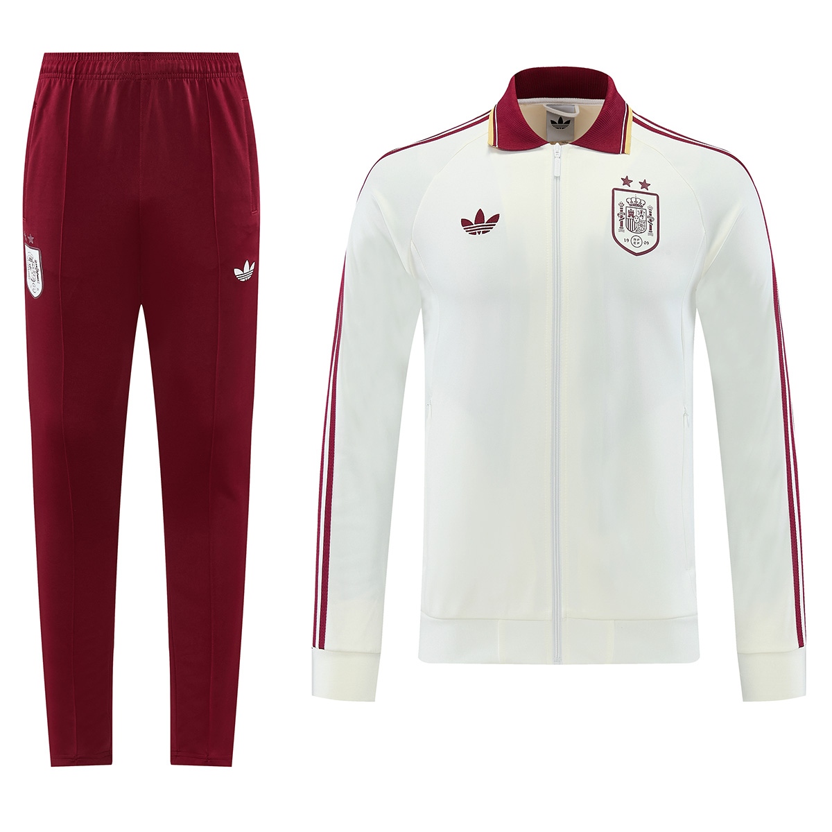 Spain Training Tracksuit Kit(Jacket+Pants) White 2026