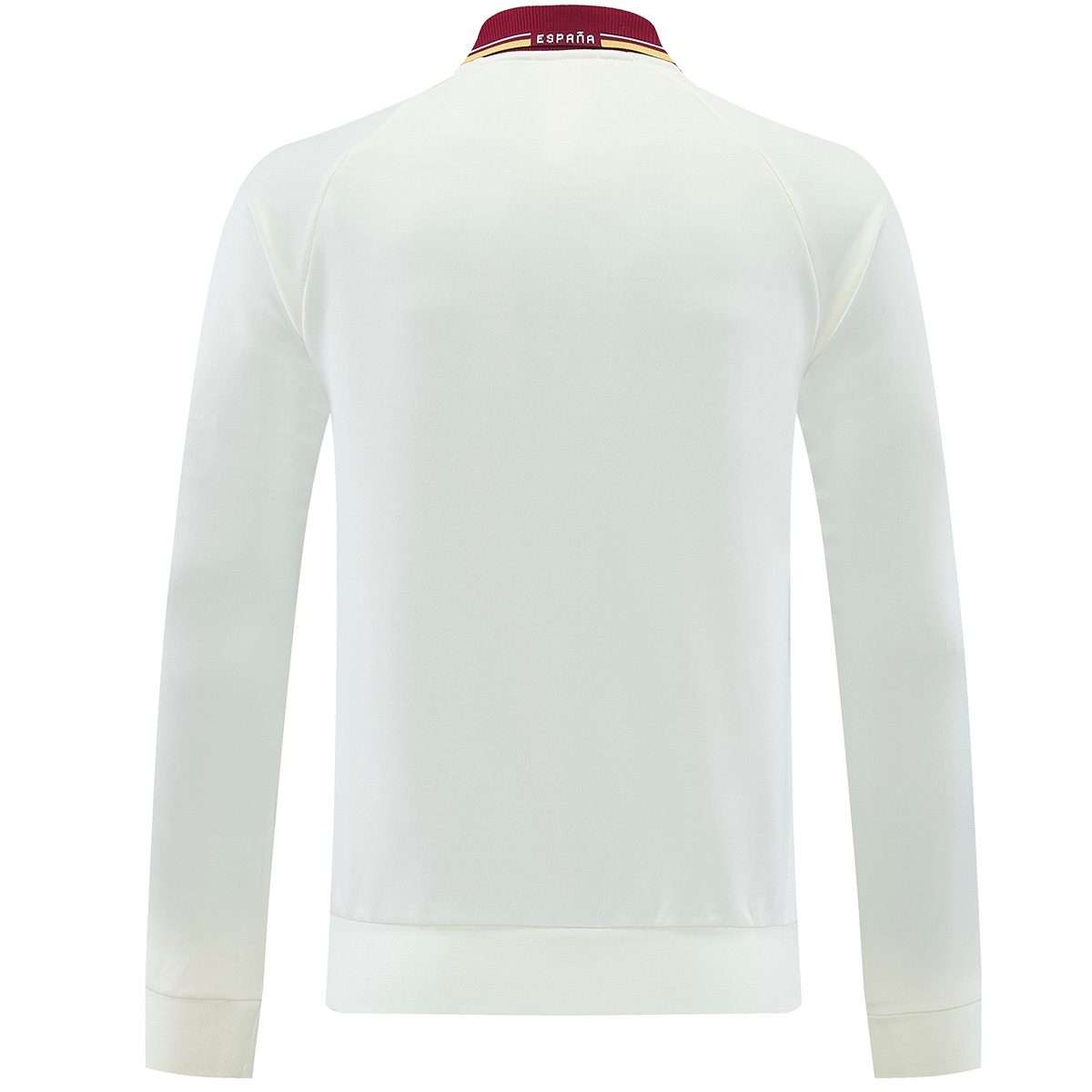 Spain Anthem Jacket White 2026 (back view)