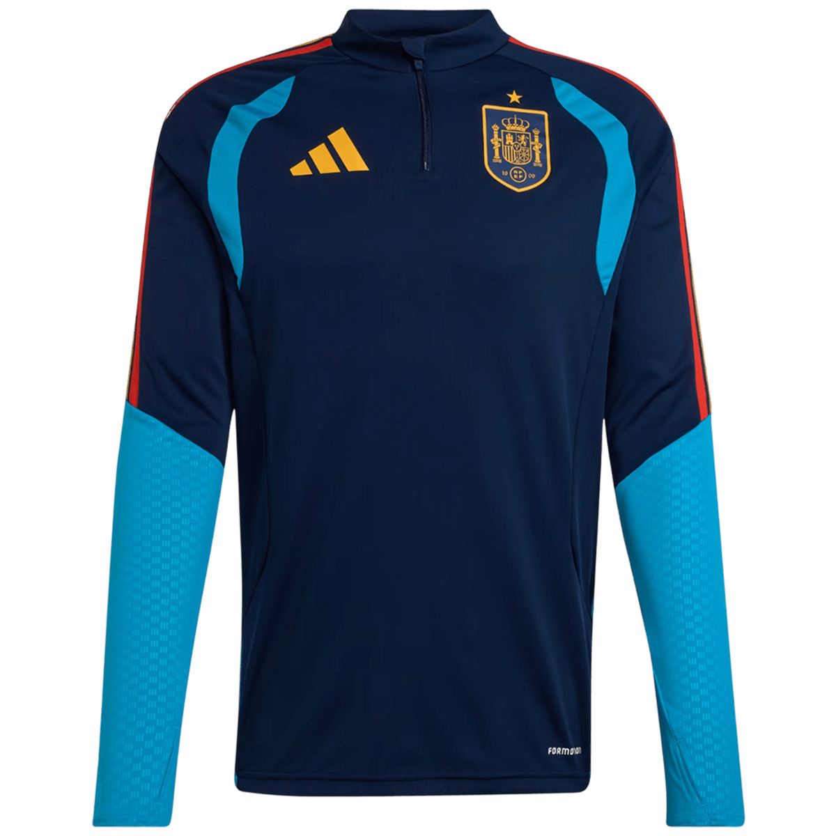 Spain Zipper Sweatshirt Kit(Top+Pants) Navy 2026 (back view)