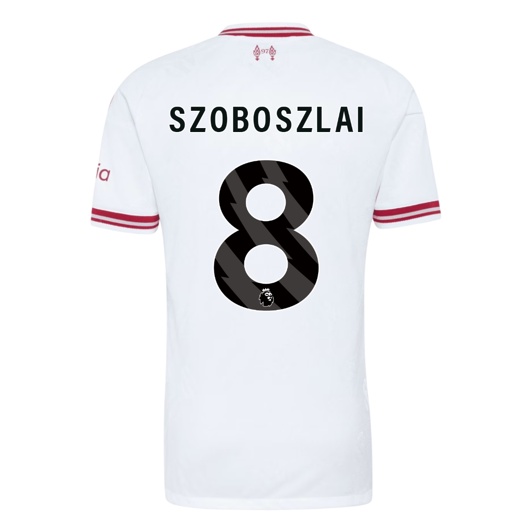 SZOBOSZLAI #8 Liverpool Away Match Jersey Player Version 2026/27