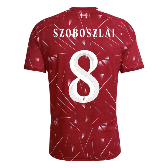 SZOBOSZLAI #8 Liverpool Home Jersey 2026/27 - UCL Font