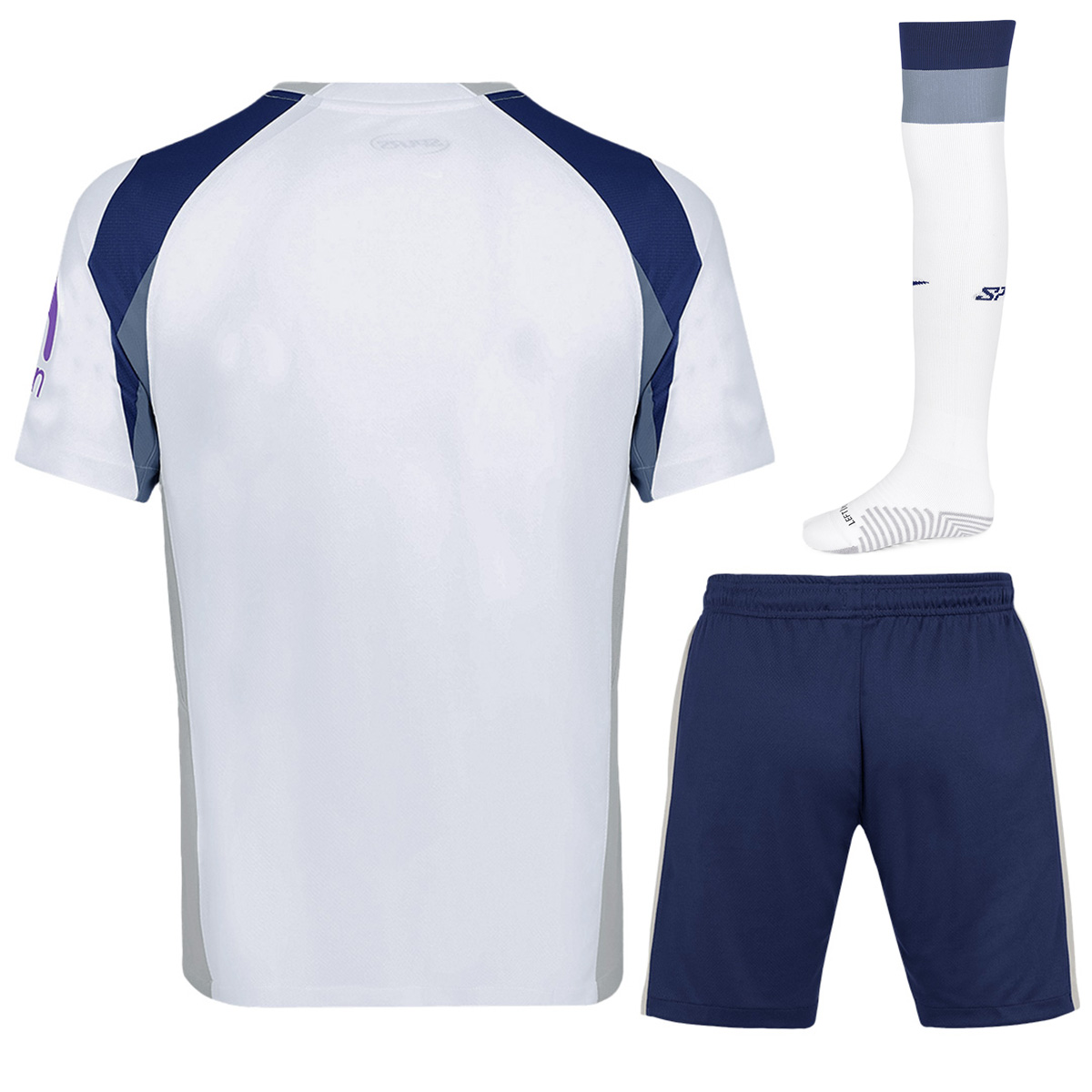Tottenham Hotspur Home Jersey Full Kit 2025/26 (back view)