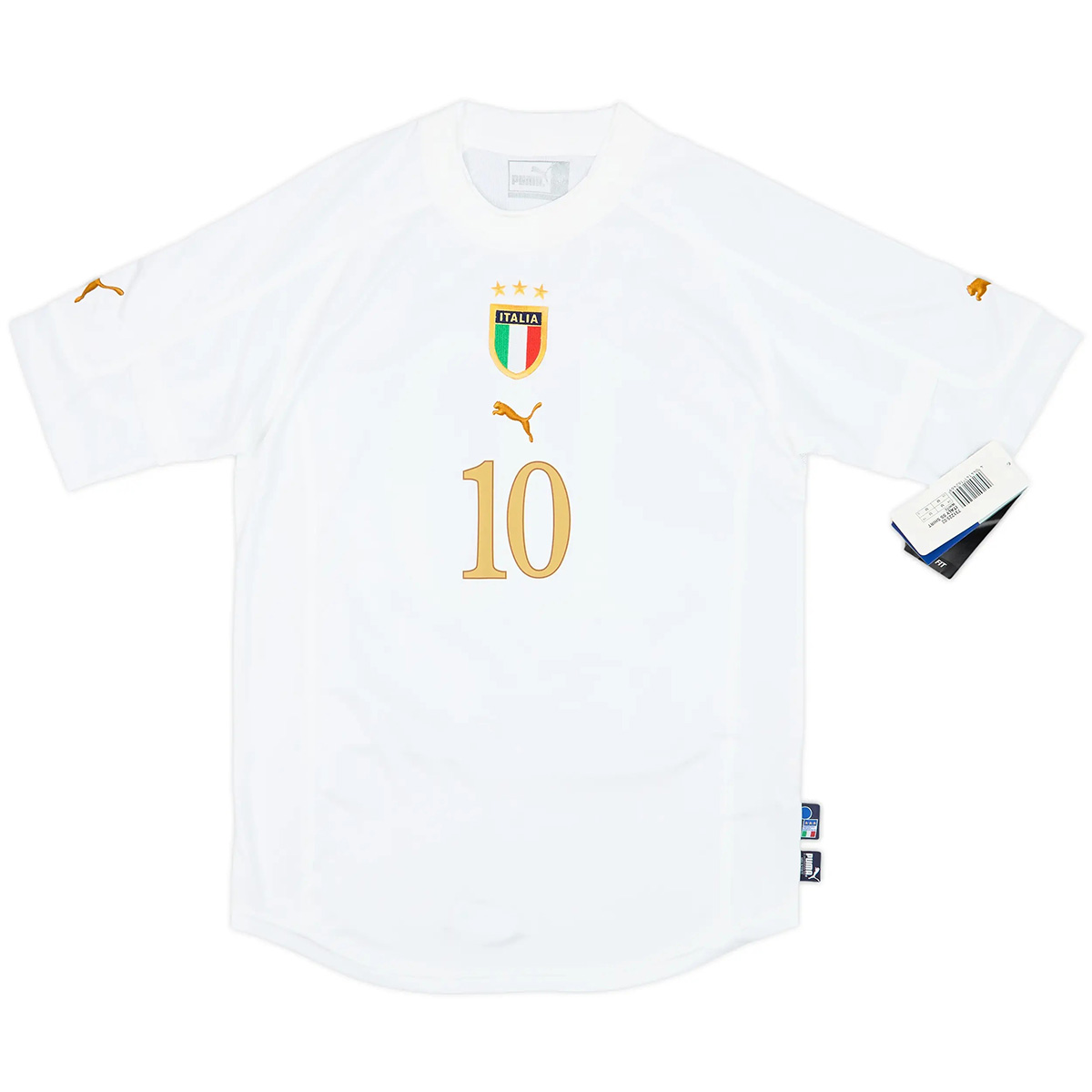 TOTTI #10 Retro Italy Away Jersey Euro Cup 2004 (back view)