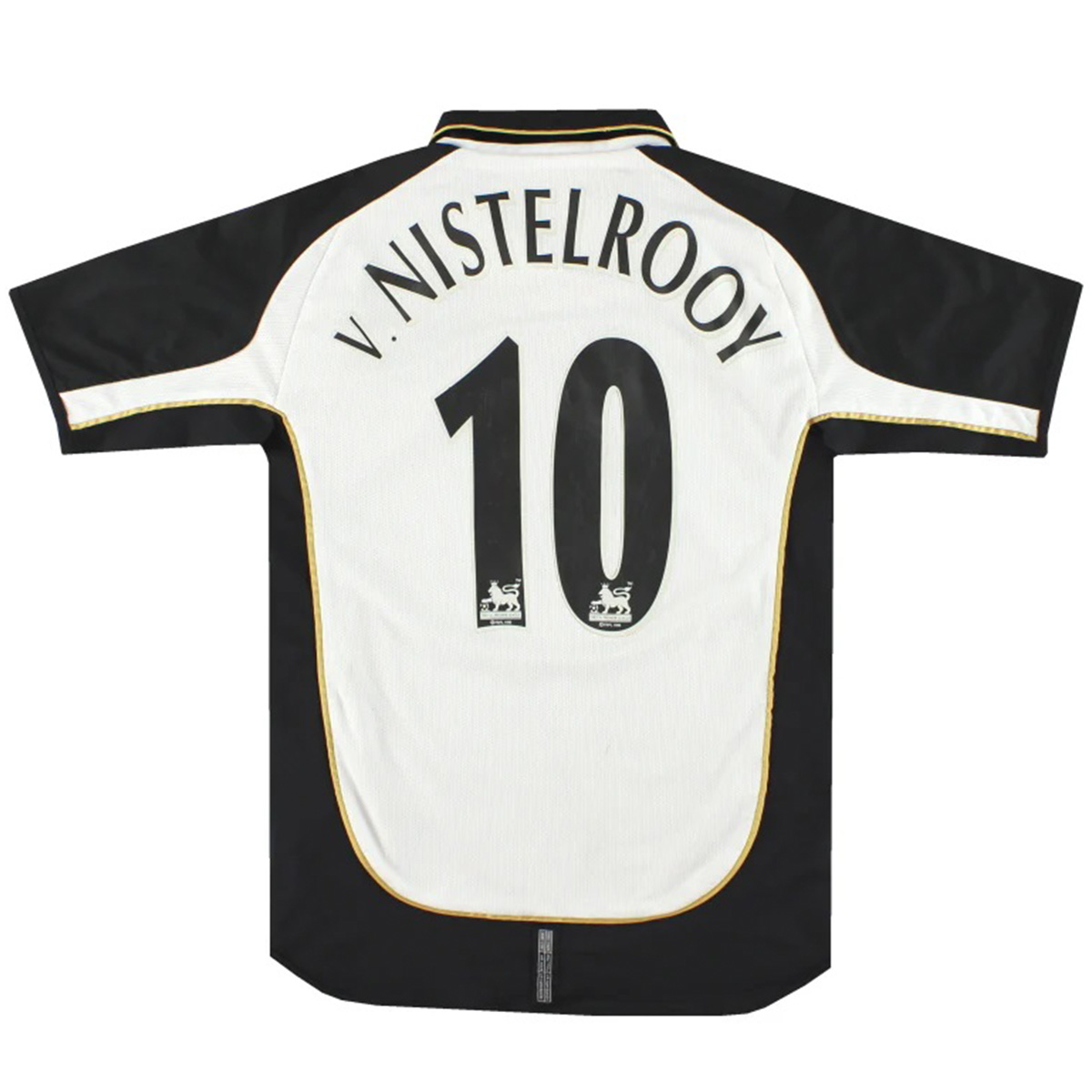 v.NISTELROOY #10 Retro Manchester United Centenary Away Jersey 2001/02