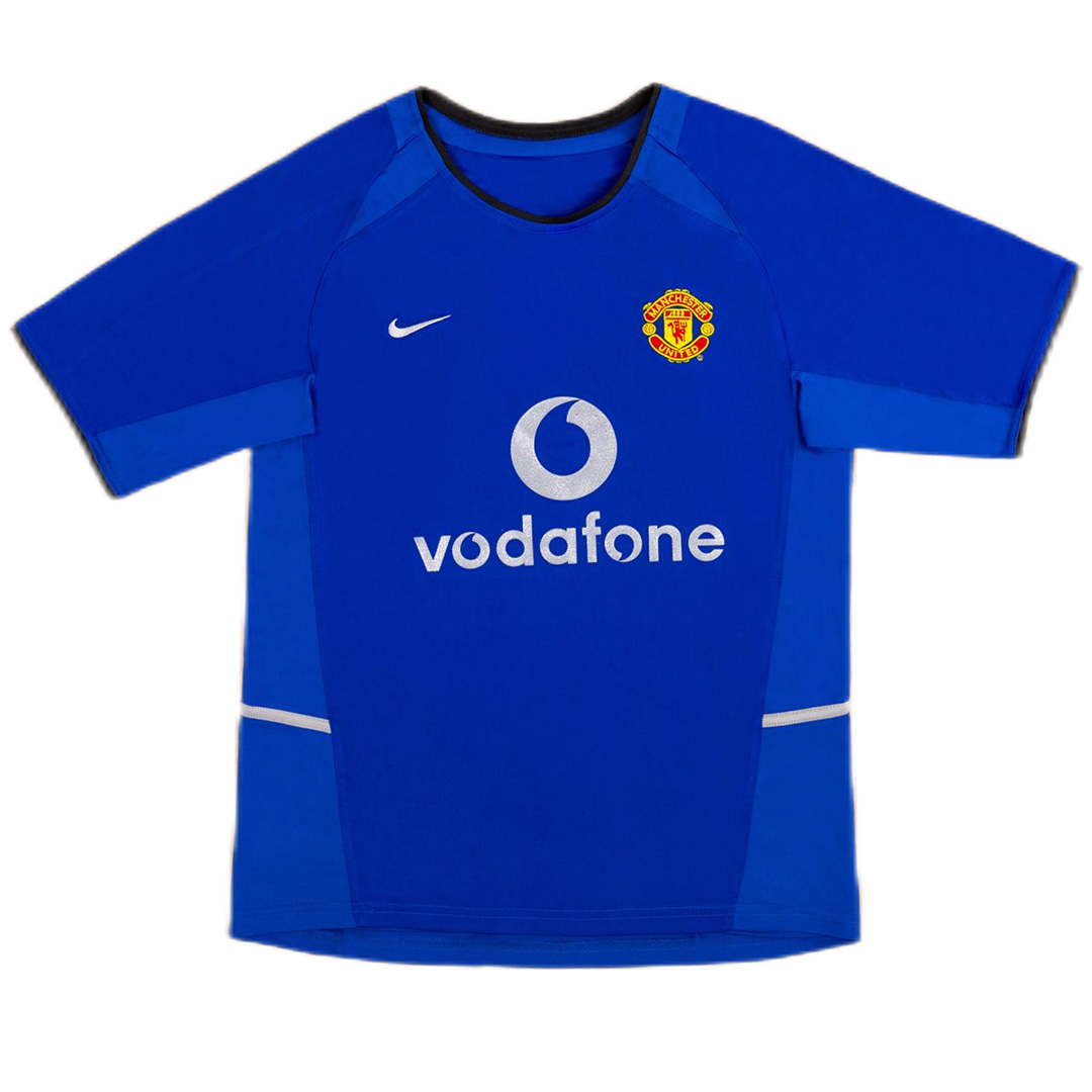 v.NISTELROOY #10 Retro Manchester United Third Jersey 2002/03 (back view)