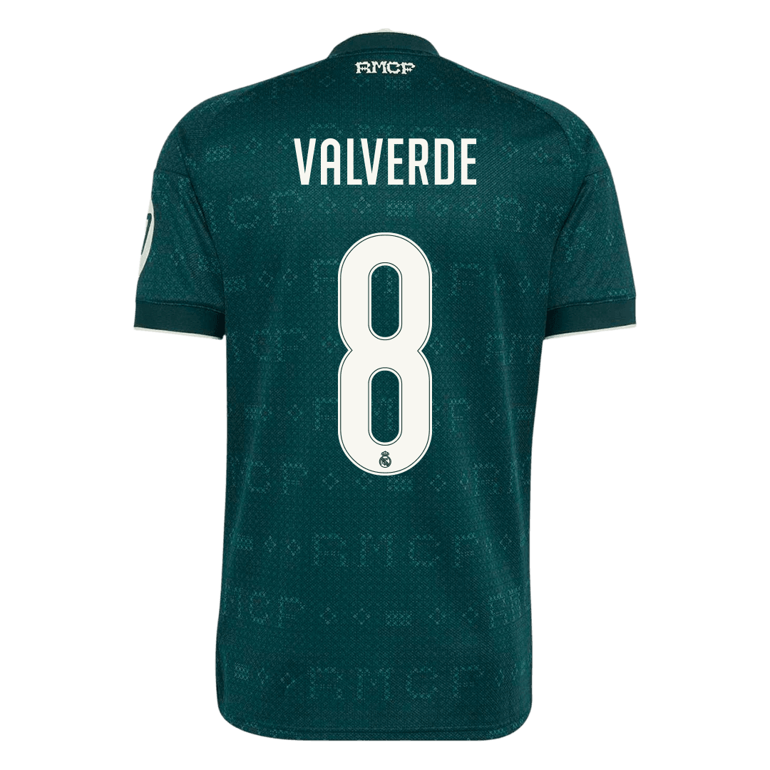 VALVERDE #8 Real Madrid Away Jersey 2026/27 (back view)