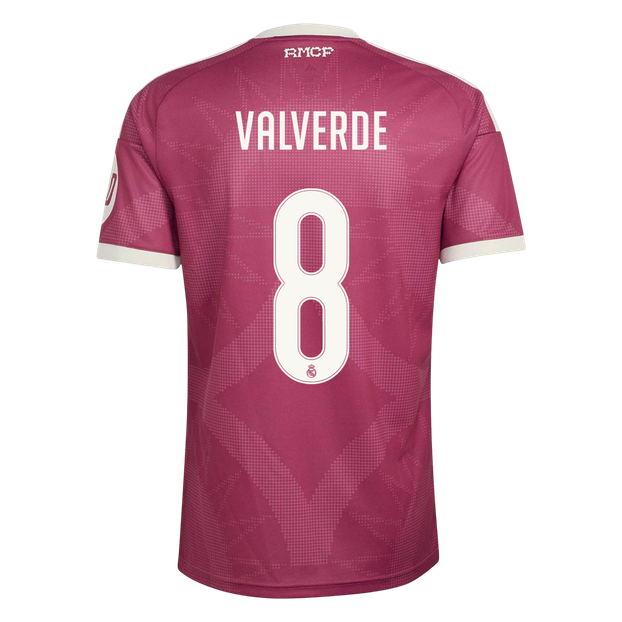 VALVERDE #8 Real Madrid Third Jersey 2026/27 (back view)