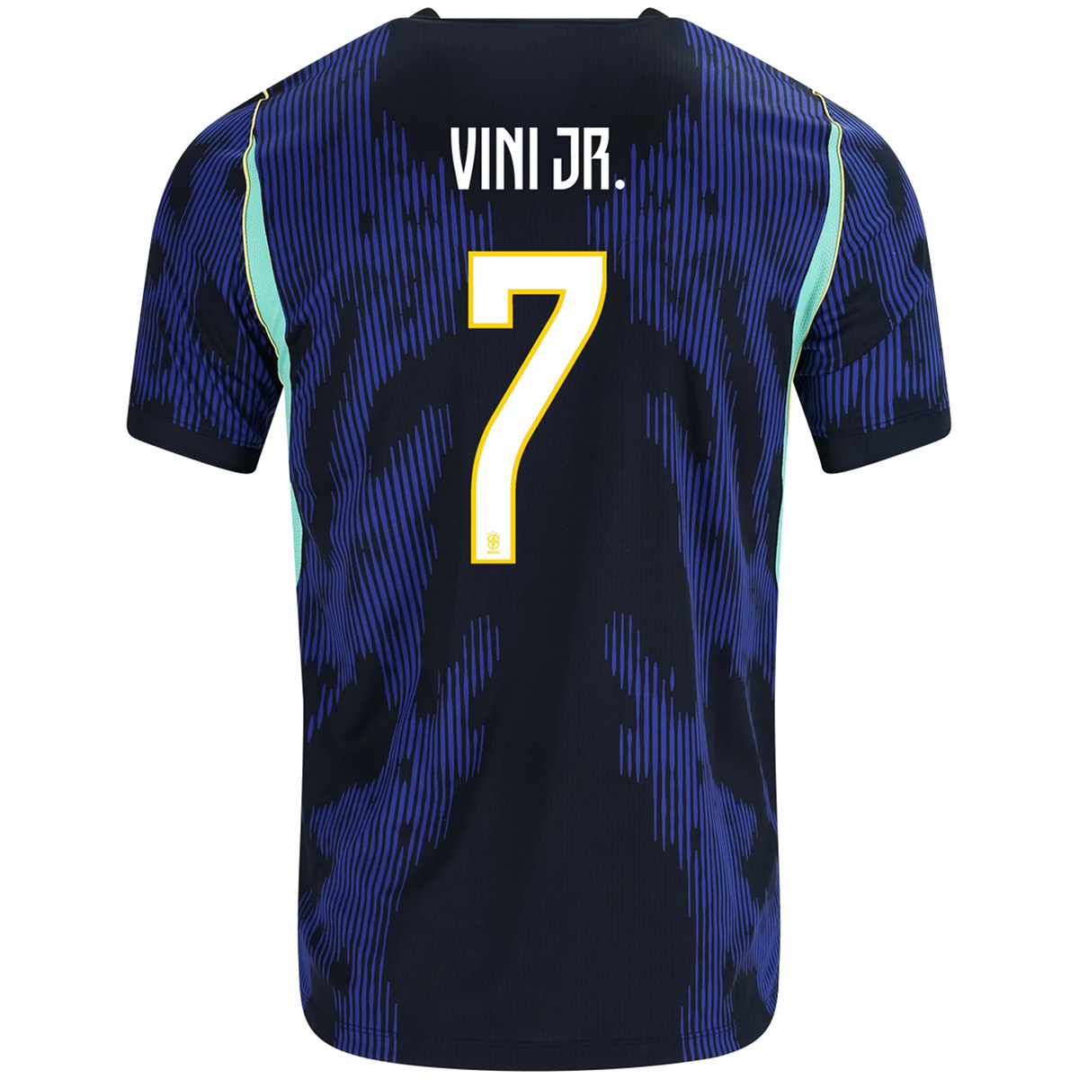 Vini Jr. #7 Brazil Away Jersey World Cup 2026 (back view)
