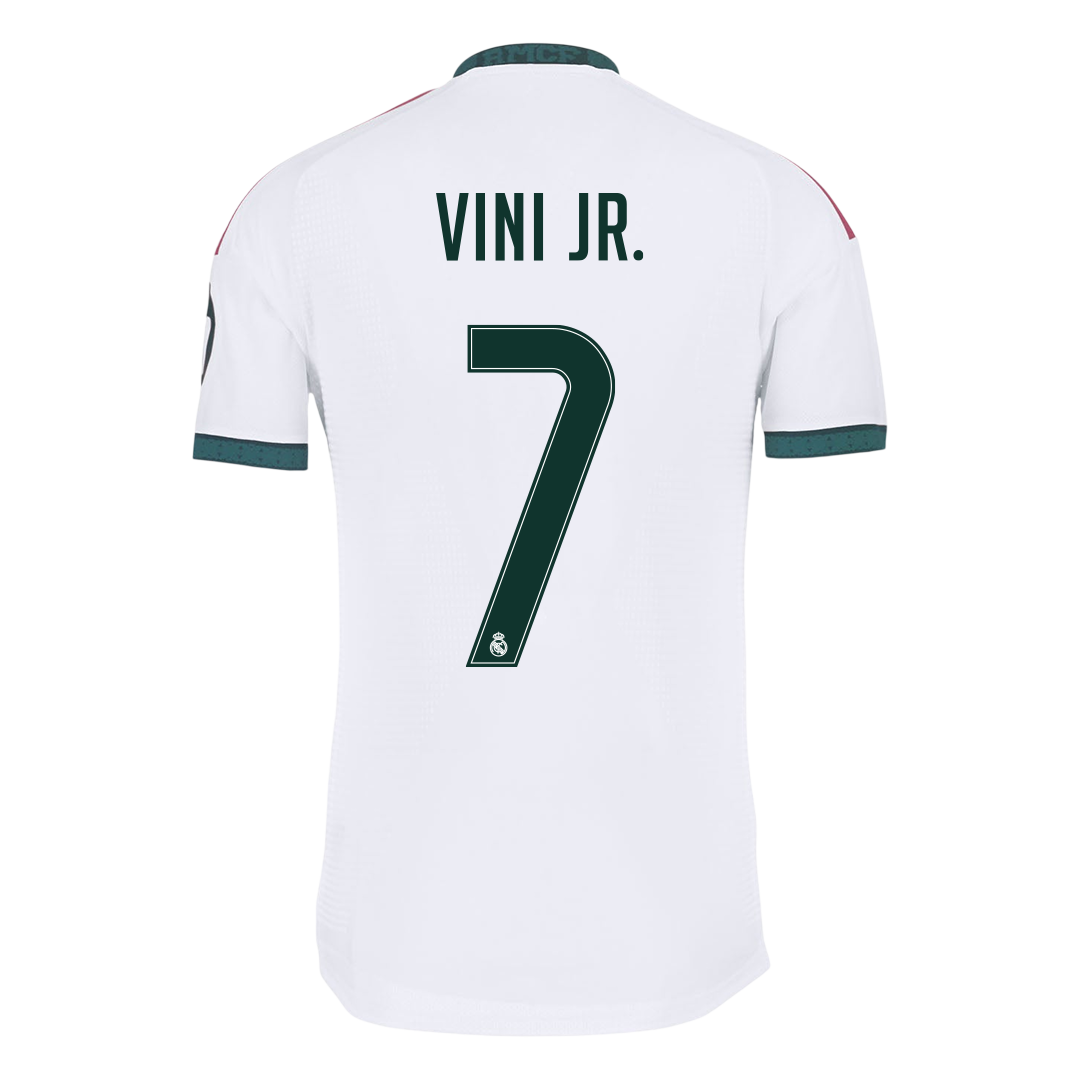 VINI JR. #7 Real Madrid Home Match Jersey Player Version 2026/27 (back view)