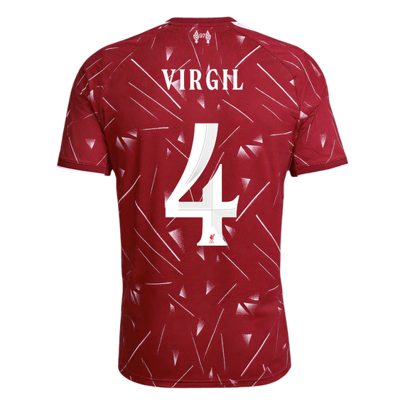 VIRGIL #4 Liverpool Home Jersey 2026/27 - UCL Font