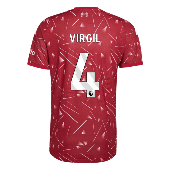 VIRGIL #4 Liverpool Home Match Jersey Player Version 2026/27
