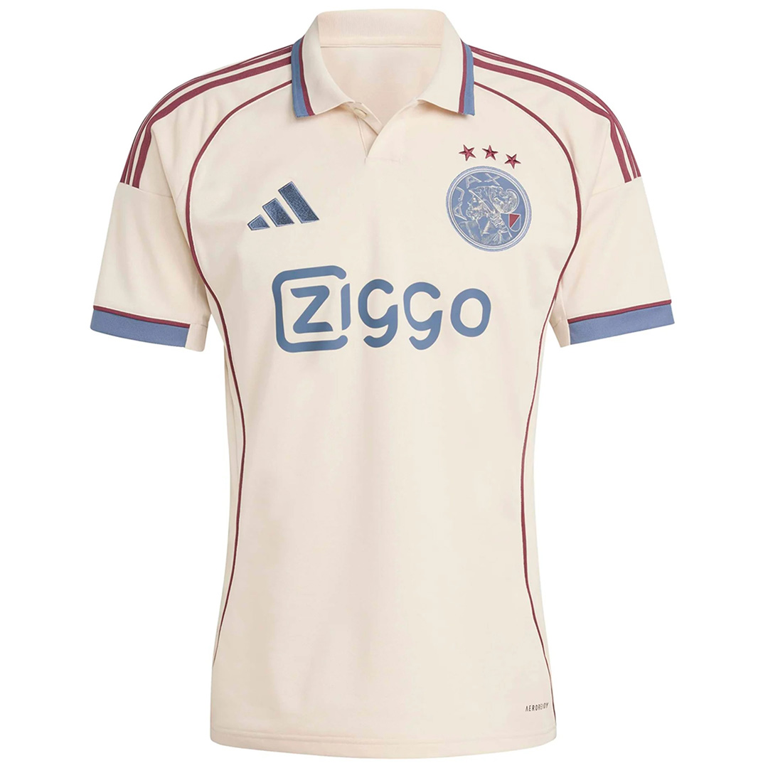 WEGHORST #25 Ajax Third Jersey 2025/26 (back view)
