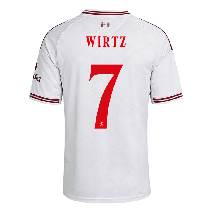 WIRTZ #7 Liverpool Away Jersey 2026/27 - UCL Font
