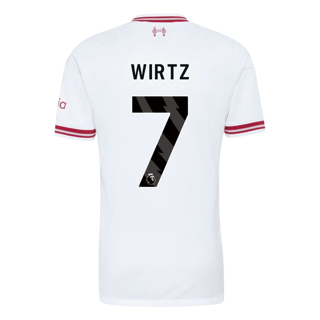 WIRTZ #7 Liverpool Away Match Jersey Player Version 2026/27