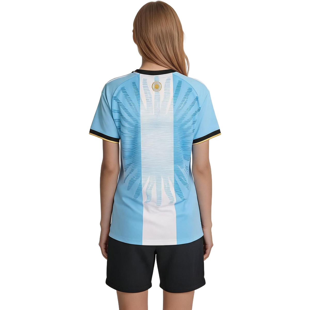 Women's Argentina x Messi Farewell Anniversary Jersey 2026 (back view)