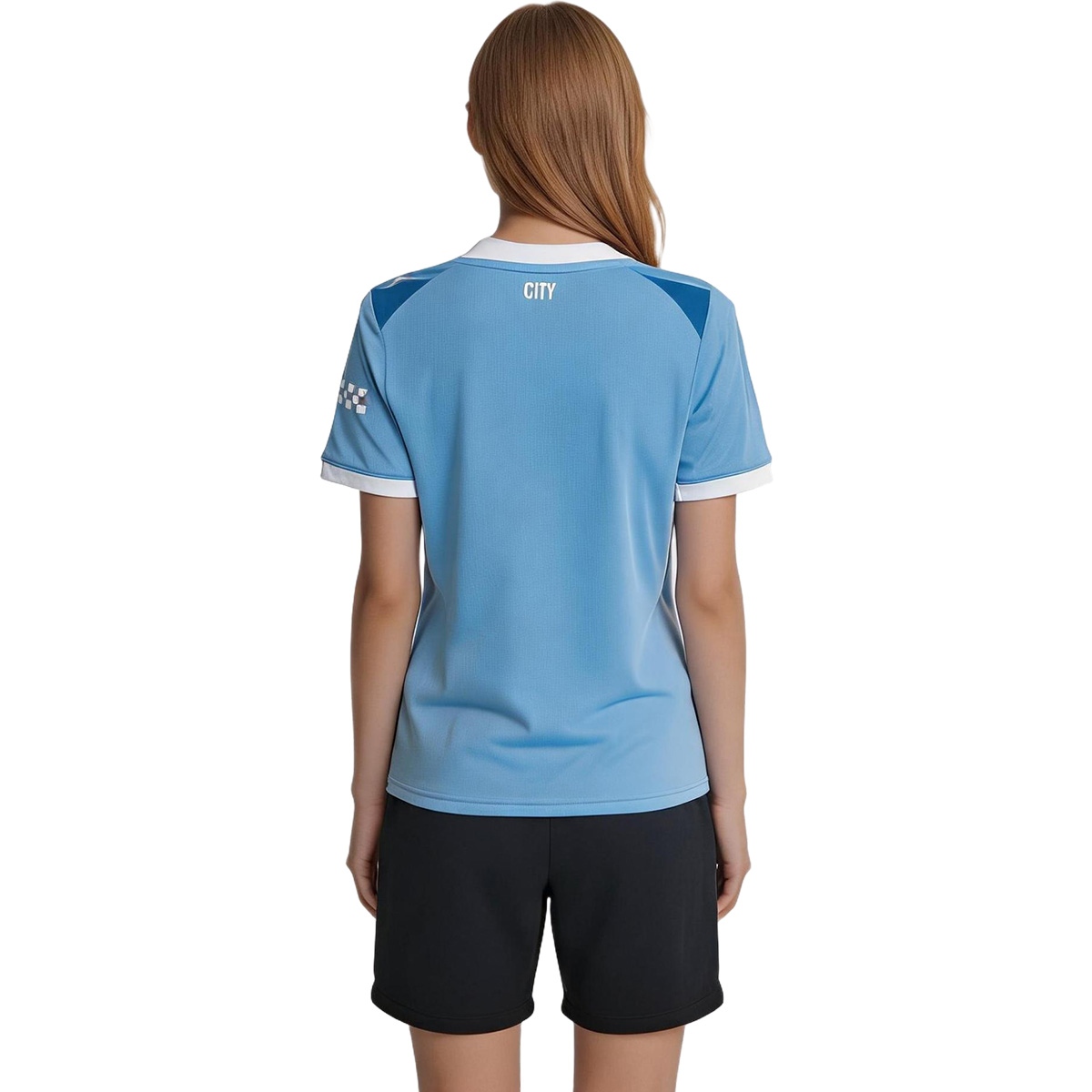 Women's Manchester City Home Jersey 2026/27 (back view)