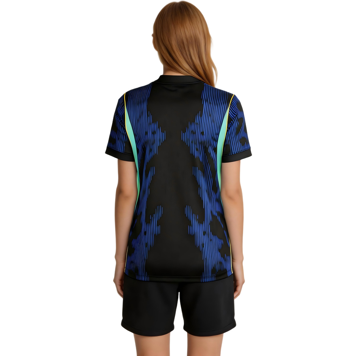 Women's Brazil Away Jersey World Cup 2026 (back view)