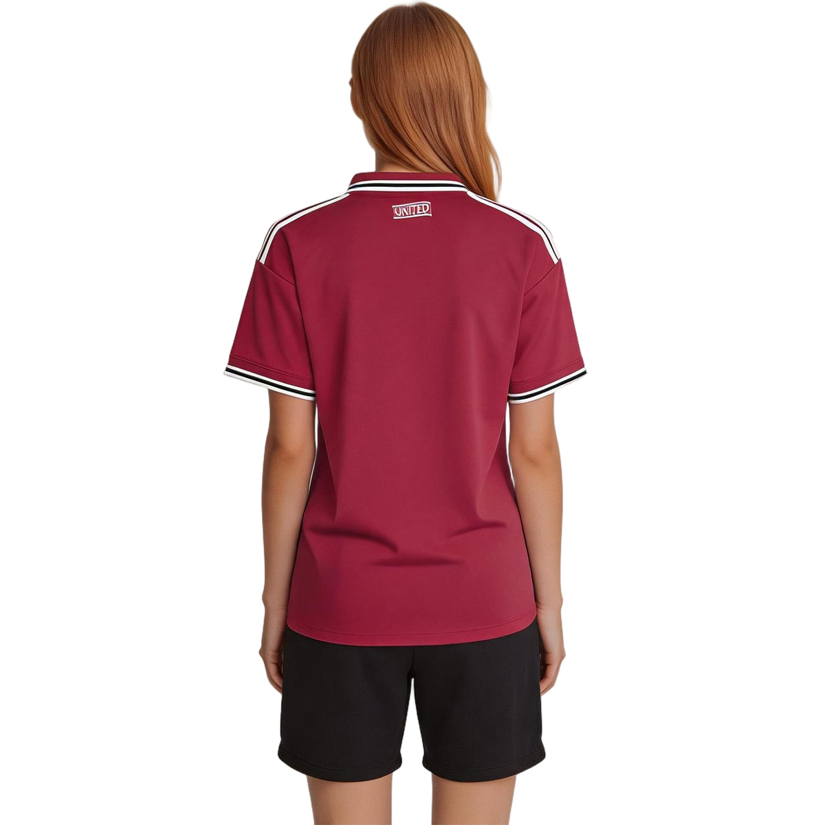 Women's Manchester United Home Jersey 2026/27 (back view)