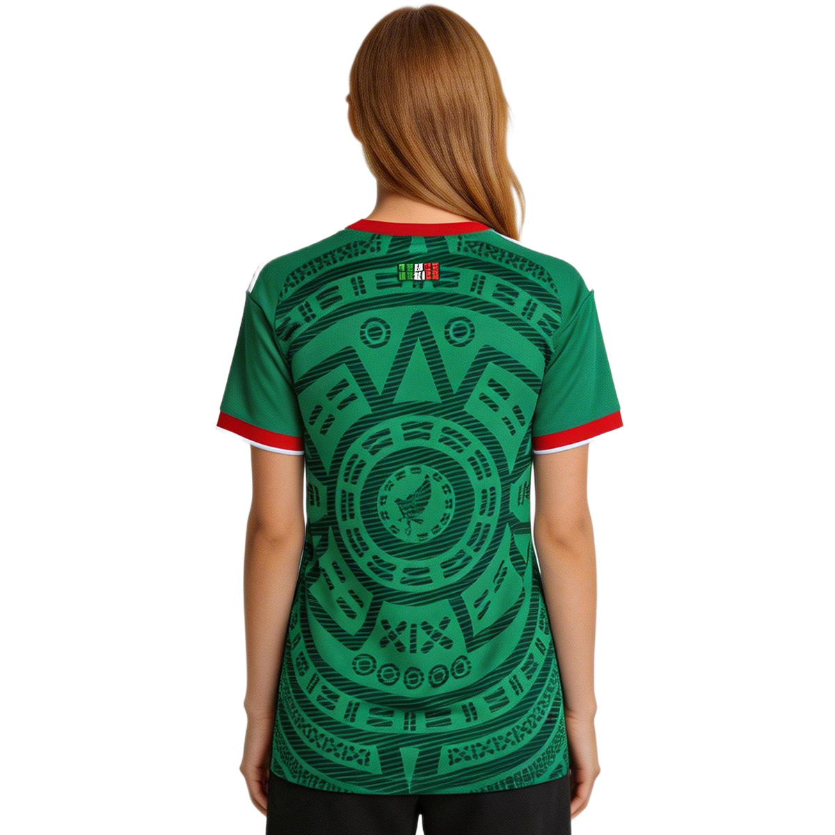 Women's Mexico Home Jersey World Cup 2026 (back view)