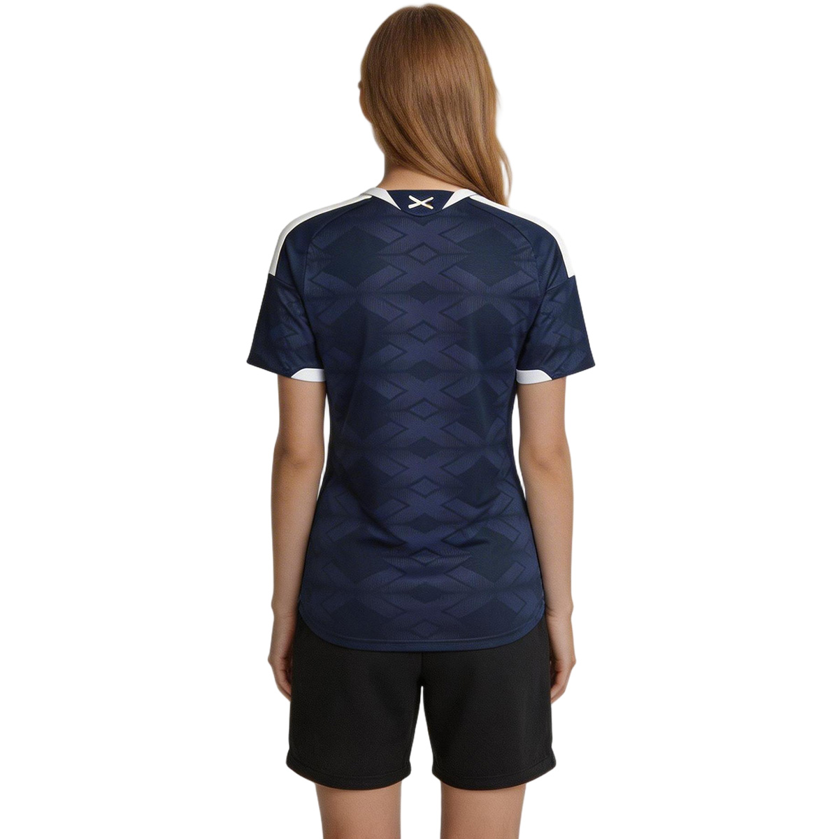 Women's Scotland Home Jersey World Cup 2026 (back view)