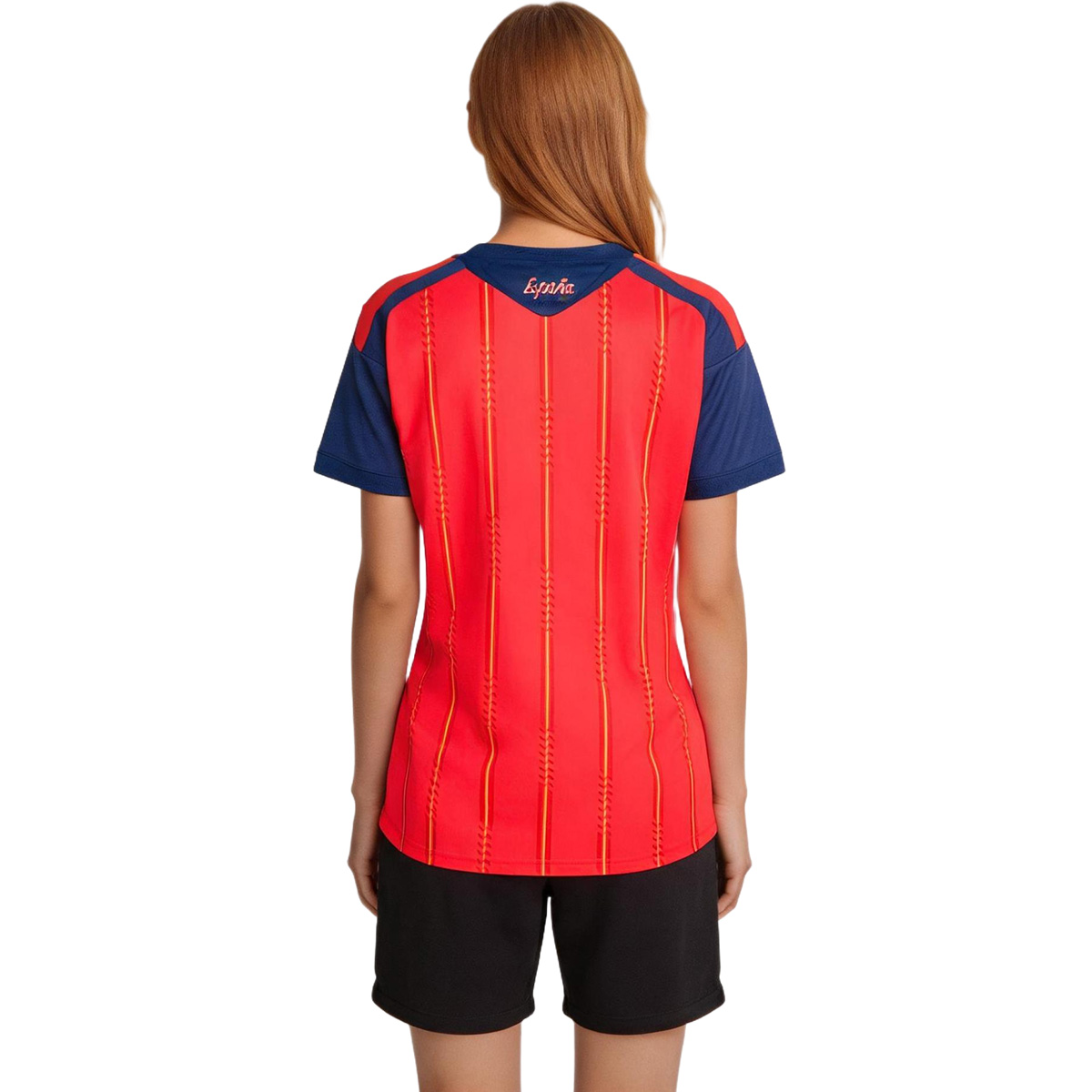 Women's Spain Home 2 Star Jersey World Cup 2026 (back view)