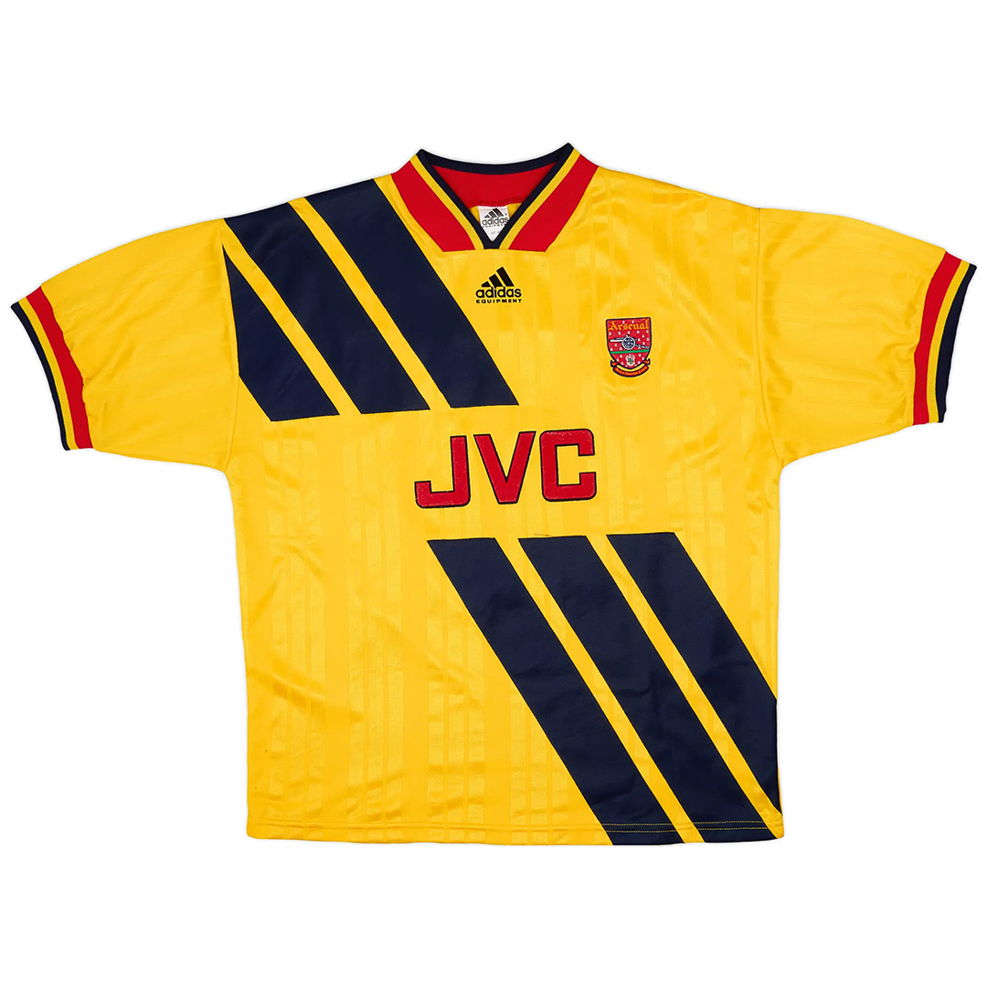 Wright #8 Retro Arsenal Away Jersey 1993/94 (back view)
