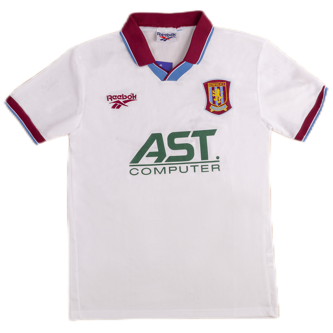 YORKE #10 Retro Aston Villa Away Jersey 1996/98 (back view)
