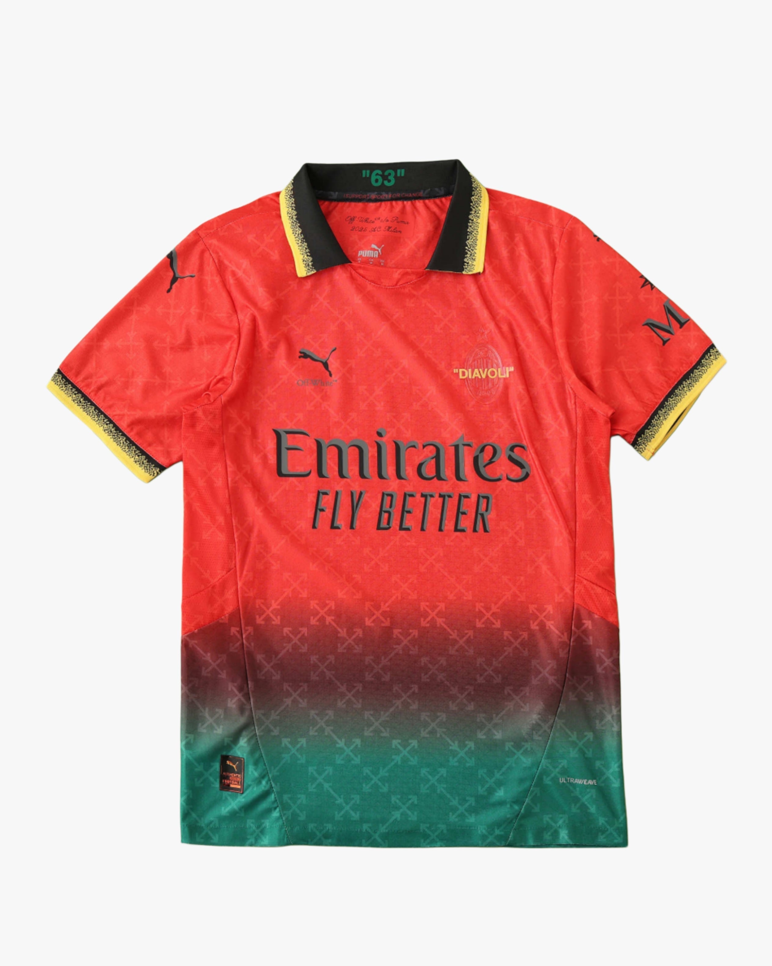 AC MILAN x OFF WHITE PREMIUM KIT II — premium football kit from Don's Jerseys