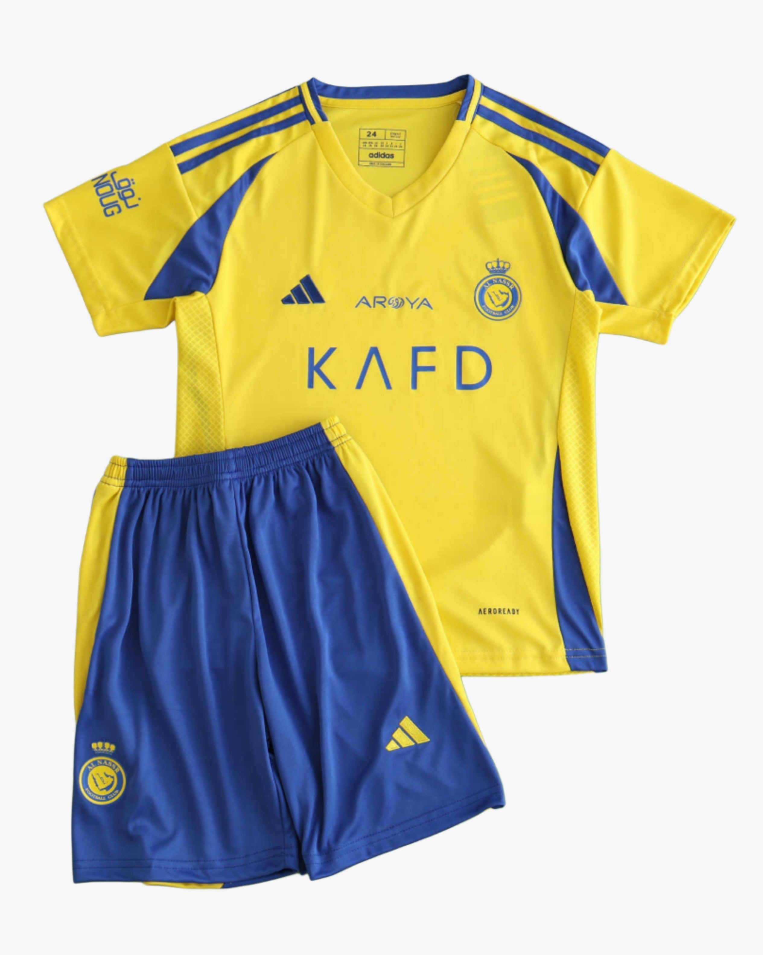 AL NASSR HOME 2024/25 KIDS — premium football kit from Don's Jerseys