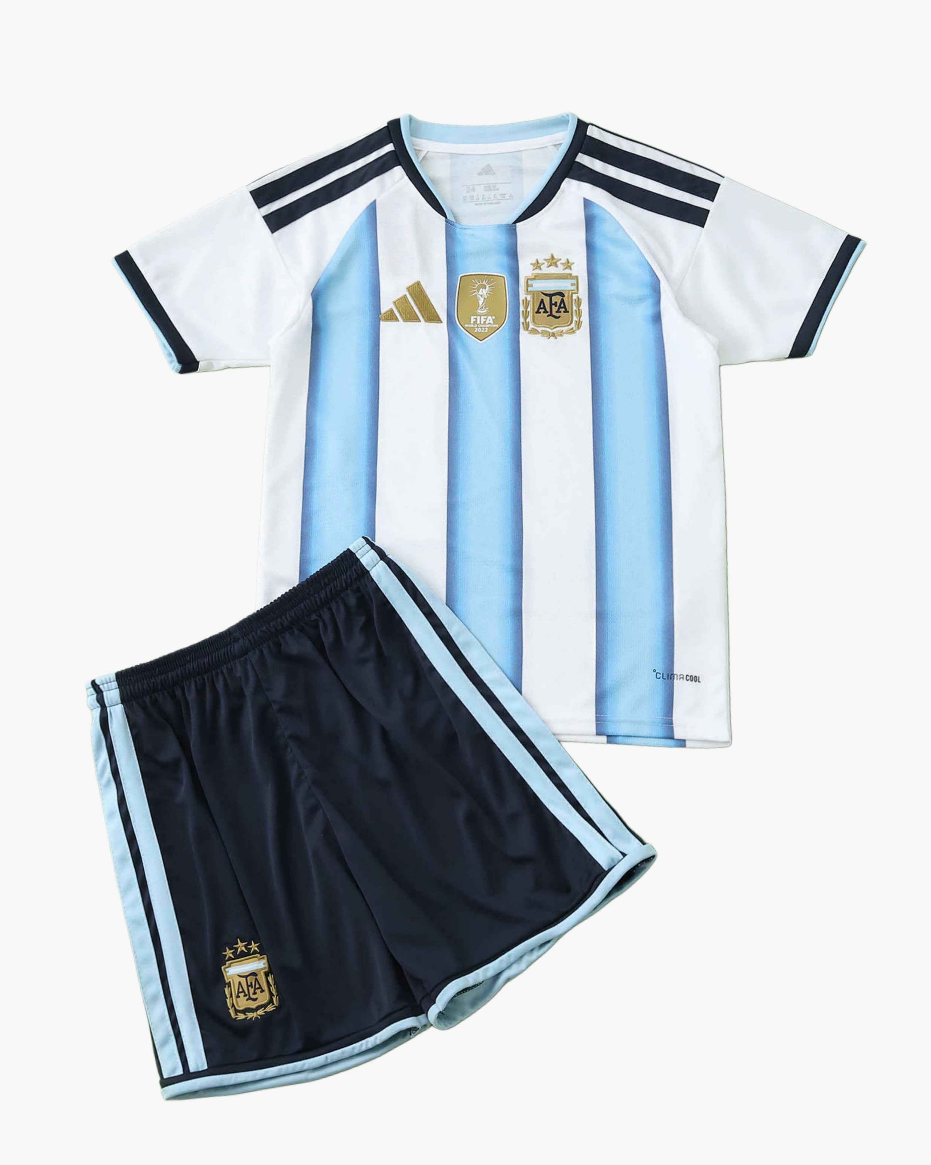 ARGENTINA HOME 2026 WORLD CUP KIDS EDITION — premium football kit from Don's Jerseys