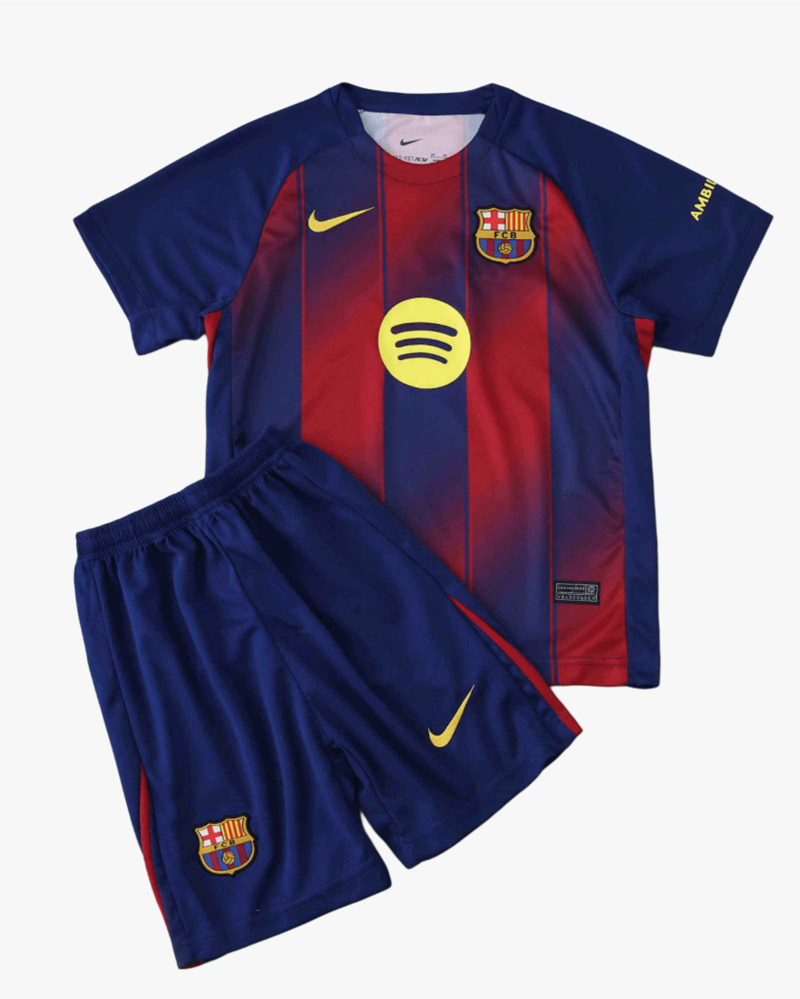 BARCELONA HOME 2025/26 KIDS — premium football kit from Don's Jerseys