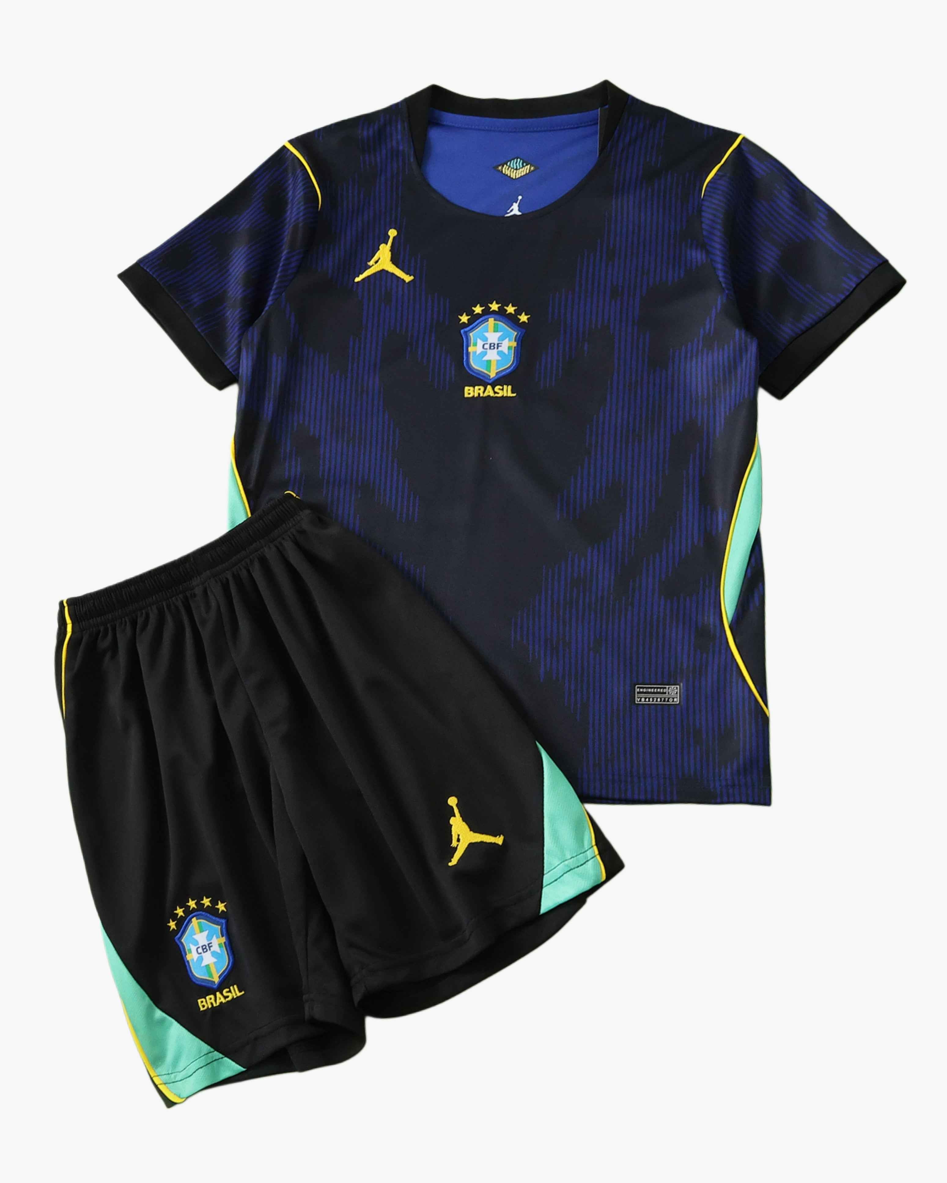 BRAZIL AWAY 2026 WORLD CUP KIDS EDITION — premium football kit from Don's Jerseys