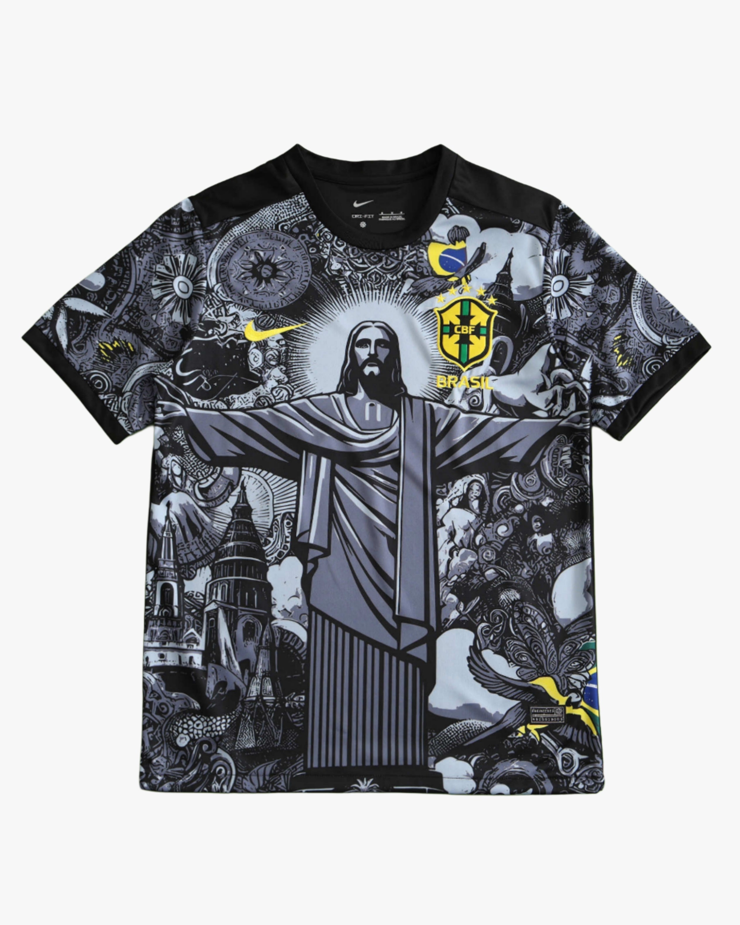 BRAZIL x JESUS PREMIUM KIT — premium football kit from Don's Jerseys