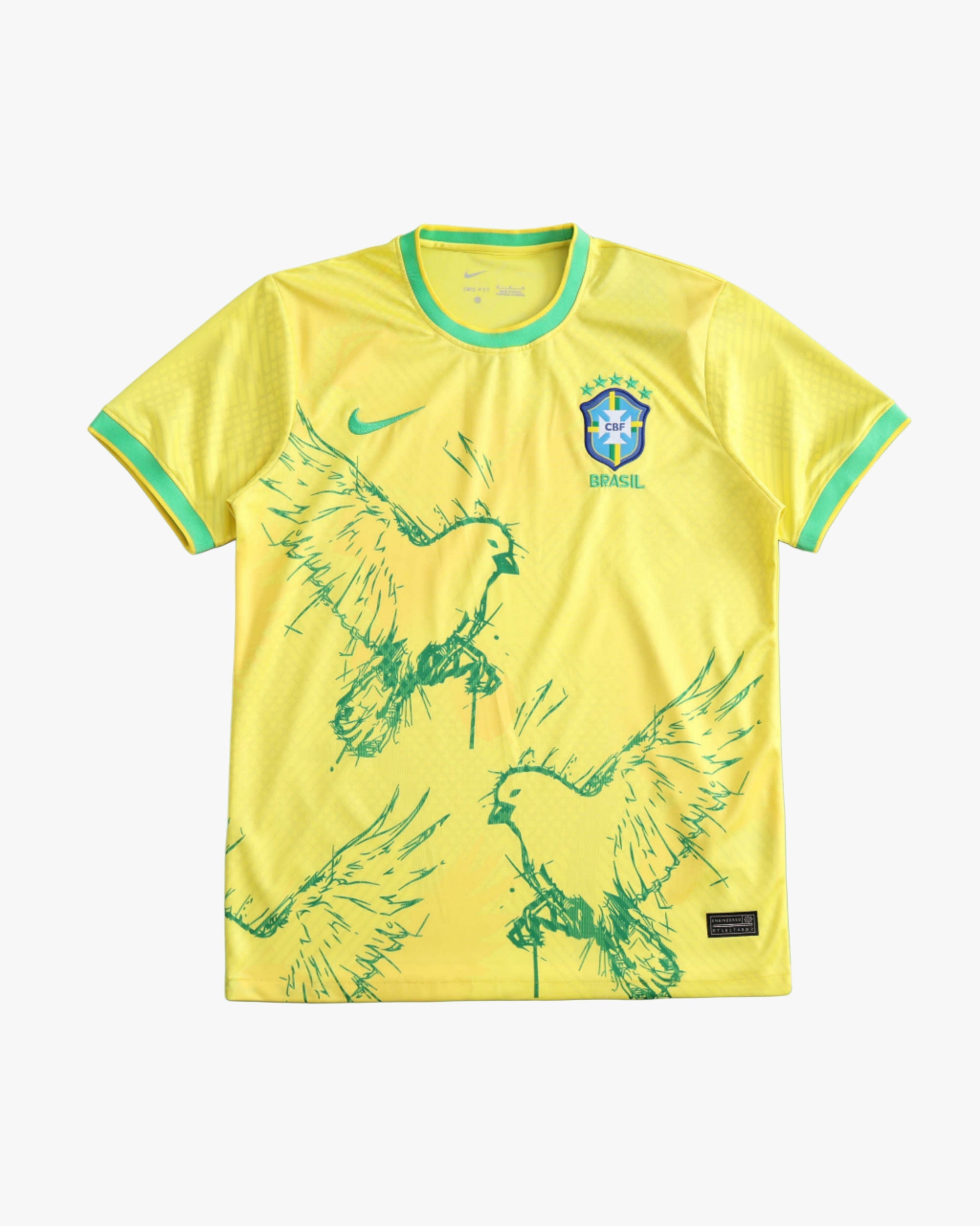BRAZIL x SAMBA WINGS PREMIUM KIT — premium football kit from Don's Jerseys