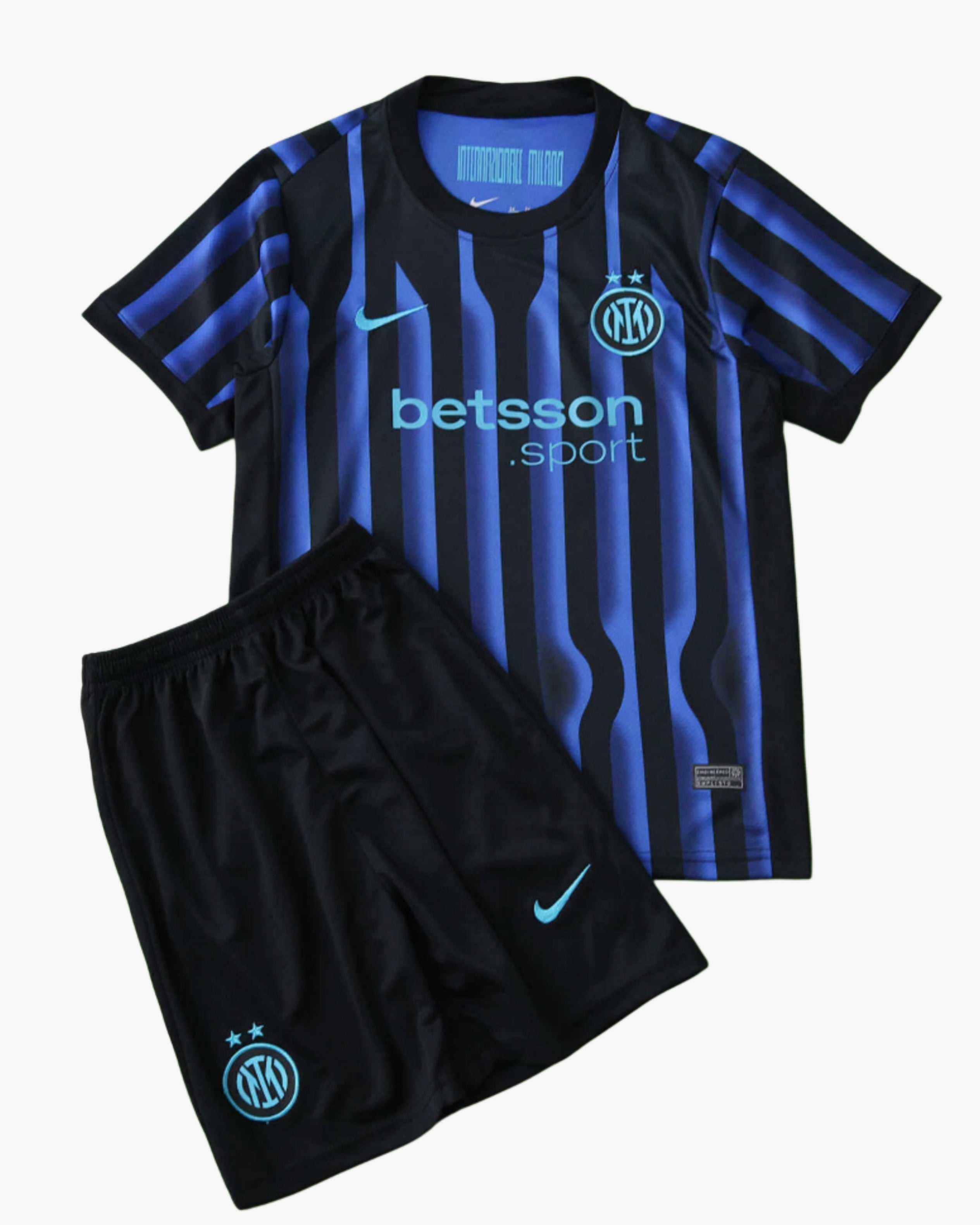 INTER MILAN HOME 2025/26 KIDS — premium football kit from Don's Jerseys