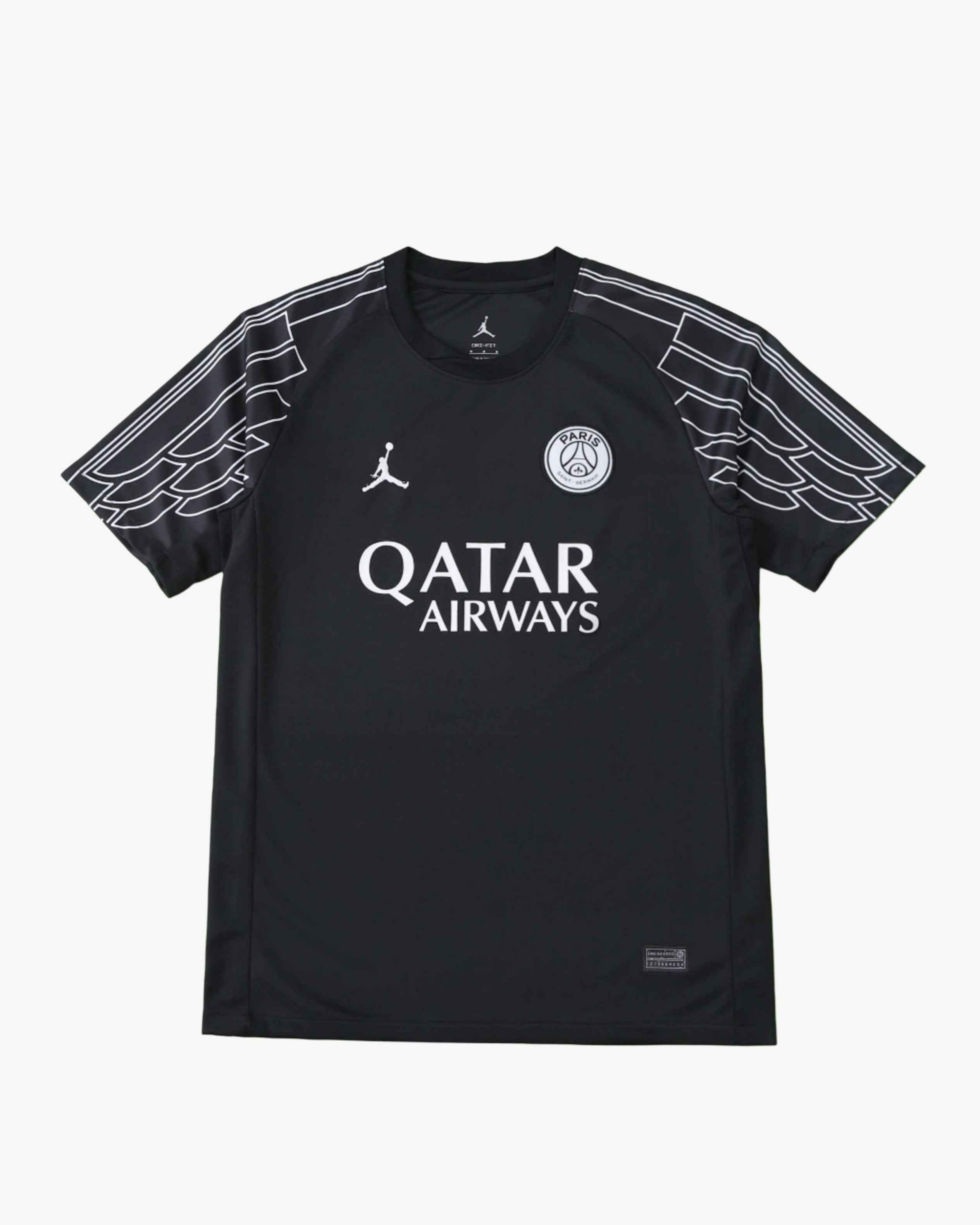 PSG FOURTH BLACK 2024/25 — premium football kit from Don's Jerseys