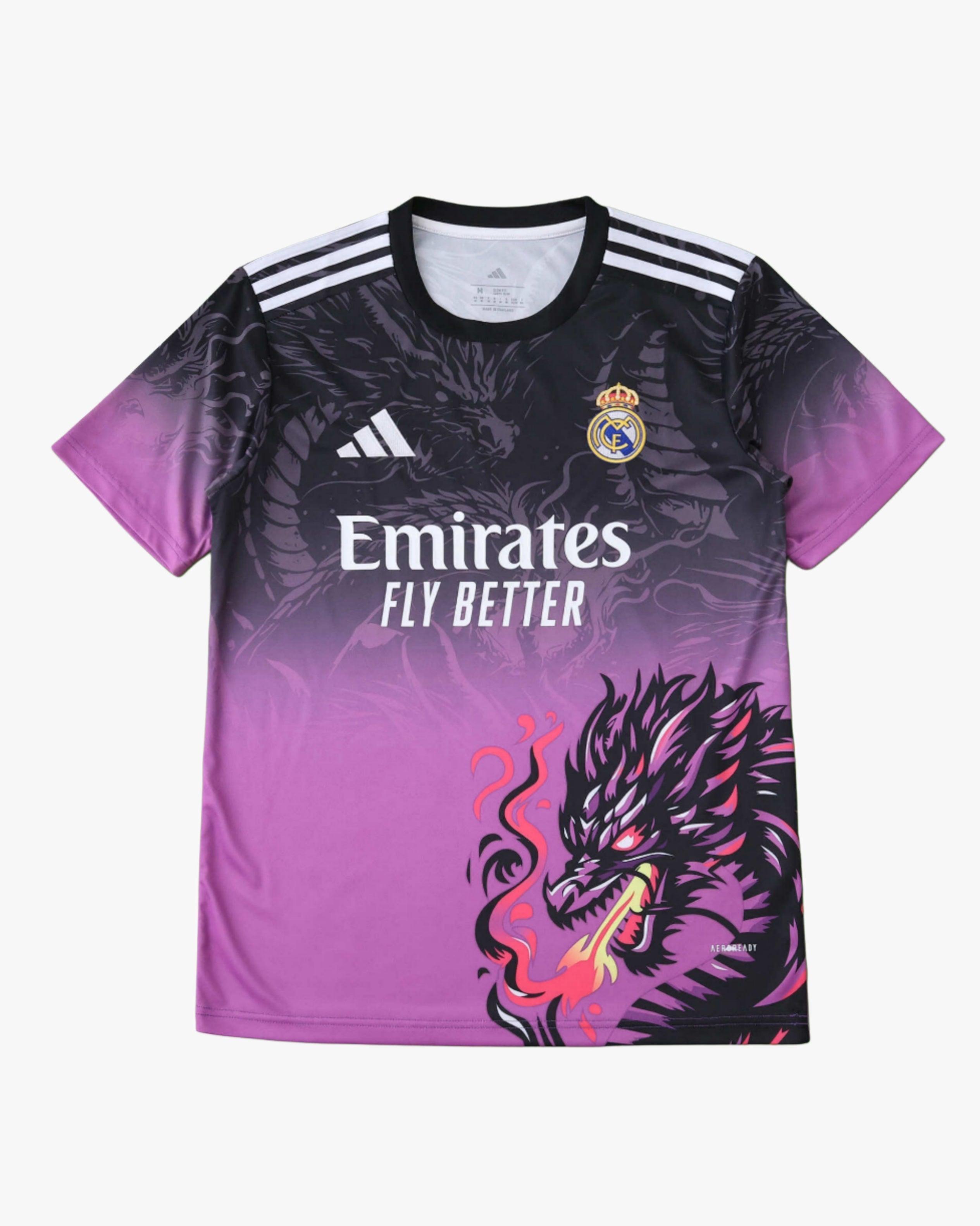 REAL MADRID x AMETHYST FLAME PREMIUM KIT — premium football kit from Don's Jerseys