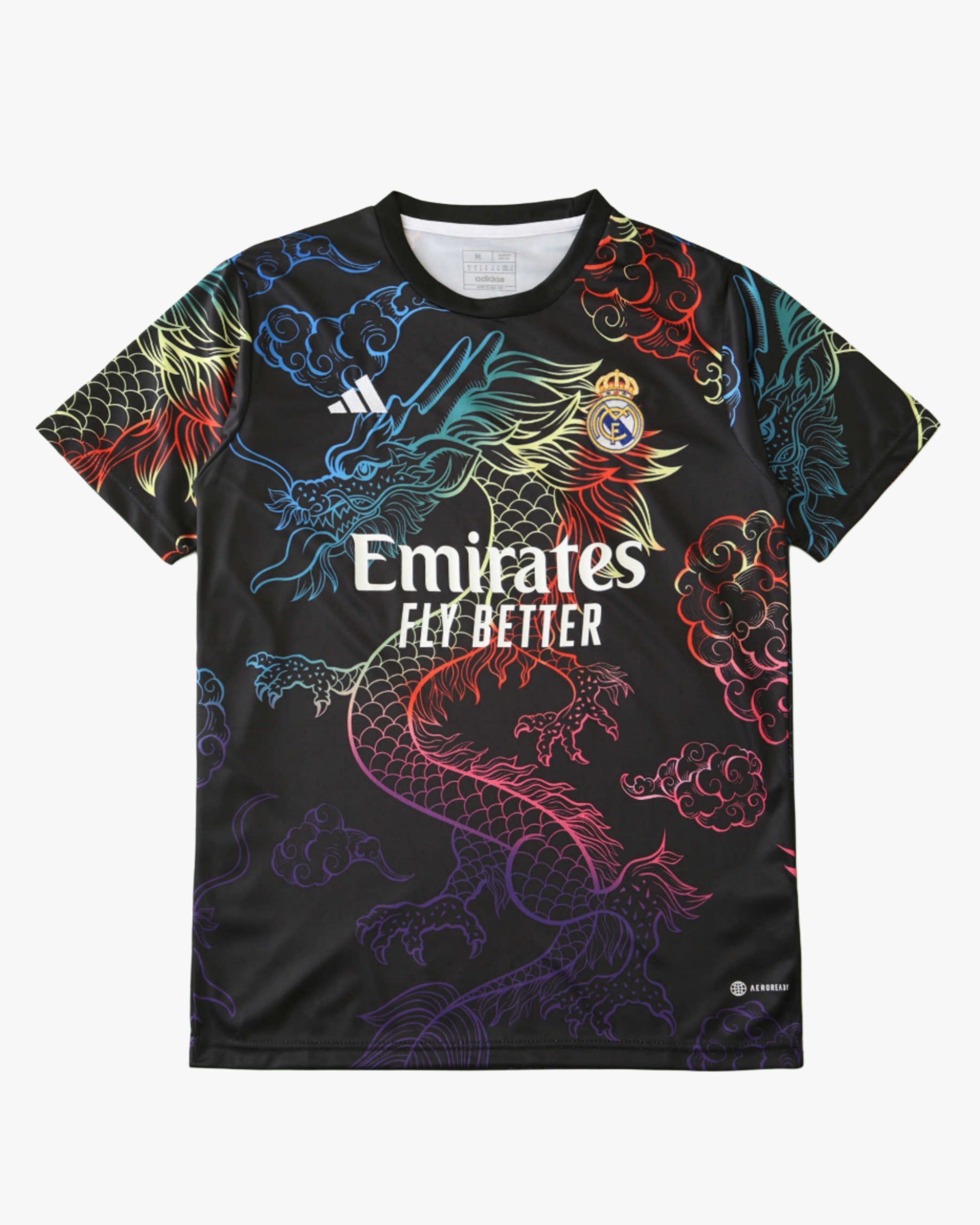 REAL MADRID x RAINBOW DRAGON PREMIUM KIT — premium football kit from Don's Jerseys