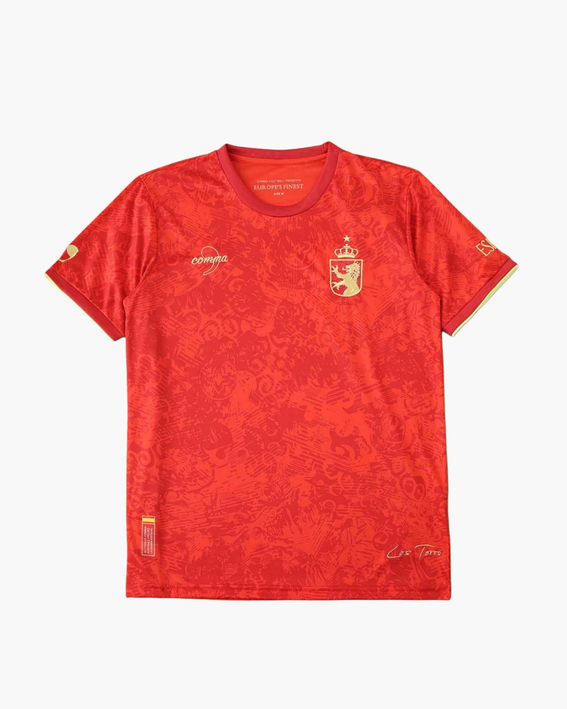 SPAIN x LOS TOROS PREMIUM KIT — premium football kit from Don's Jerseys
